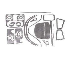 Накладки на панель Карбон для Fiat Doblo I 2001-2005 рр