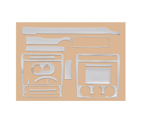 Накладки на панель Алюміній для Seat Ibiza 2002-2009 рр