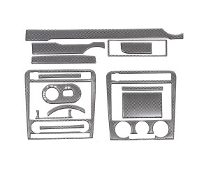 Накладки на панель Карбон для Seat Ibiza 2002-2009 рр