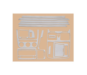 Накладки на панель Алюміній для Volkswagen Jetta 2006-2011 рр