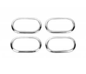 Накладки на внутрішні ручки OmsaLine (4 шт., нерж.) для Dacia Logan MCV 2004-2014 рр