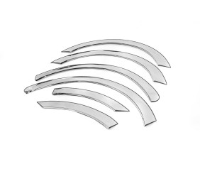 Накладки на арки (6 шт, нерж) для Nissan NV300/Primastar 2016- рр