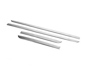 Молдинг дверний (4 шт, нерж) для Nissan Pulsar 2014- рр