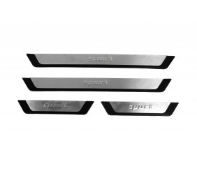 Накладки на пороги Flexill (4шт) Exclusive для Suzuki SX4 2016-2021 рр