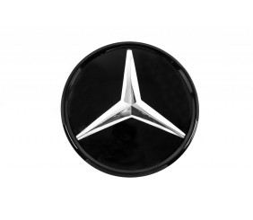 Передня емблема під склом, чорна окантовка a0008880111 для Mercedes GLC coupe C253 рр