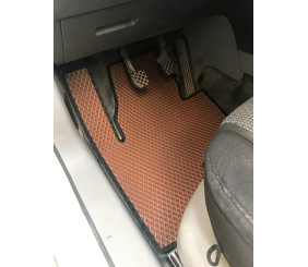 Килимки EVA (цегляні) 2 шт, передні для Volkswagen Caddy 2015-2020 рр