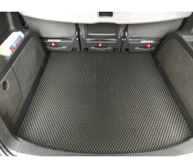 Килимок багажника (EVA, 5 місць, чорний) для Volkswagen Touran 2010-2015 рр