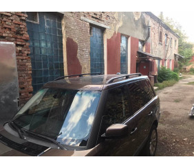 Алюмінієві рейлінги (Чорні) для Range Rover III L322 2002-2012 рр