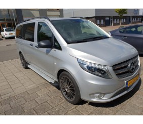 Бокові пороги Allmond Grey (2 шт., Алюміній) Коротка (short) і середня (Long) для Mercedes Vito/V-class W447 2014- рр