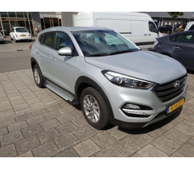Бокові пороги Allmond Grey (2 шт., алюміній) для Hyundai Tucson TL 2016-2021 рр