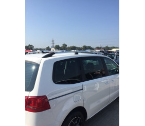 Рейлінги Хром (турецький дизайн) Пластикова ніжка для Volkswagen Sharan 2010-2023 рр