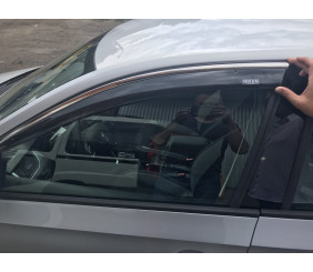 Вітровики з хромованим молдингом SD (4 шт, Niken) для Skoda Rapid 2012-2019 рр