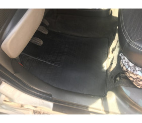 Гумові килимки (Stingray) 2 шт, Premium - без запаху гуми для Fiat Doblo I 2005-2010 рр