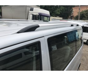 Рейлінги Хром Довга база, Металеві ніжки для Volkswagen T5 2010-2015 рр