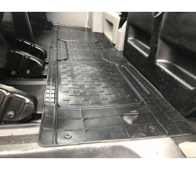 Задні килимки (2 шт, Polytep) для Volkswagen T5 Multivan 2003-2010 рр