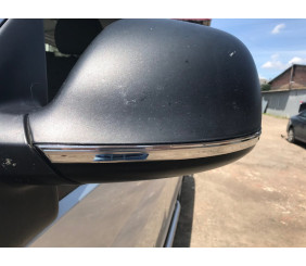 Смужки на дзеркала (2 шт., нерж) для Volkswagen Amarok 2010-2022 рр