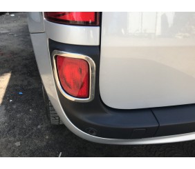 Окантовка задніх рефлекторів (2 шт, нерж.) для Renault Kangoo 2008-2020 рр