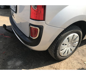 Обведення заднього рефлектора (2 шт, нерж) для Mercedes Citan 2013-2021 рр