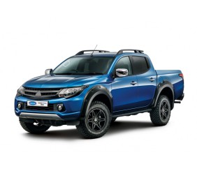 Рейлінги OmsaLine Sport (2 шт, чорні) для Mitsubishi L200 2015-2024 рр