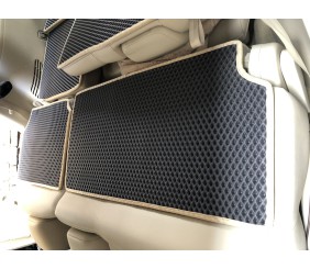 Килимок на верх задніх сидінь (EVA, чорний) для Nissan Patrol Y62 2010-2024 рр