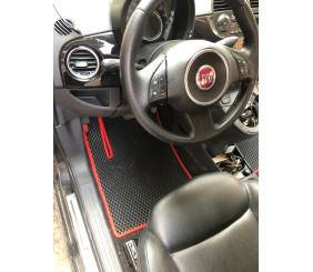 Килимки EVA (для 500, чорні) для Fiat 500/500L 2013-2022 рр