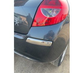 Накладка на задній бампер куточки (нерж) для Renault Clio III 2005-2012 рр