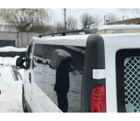 Рейлінги Чорні Довга, пластикові ніжки для Opel Vivaro 2001-2015 рр