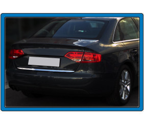 Кромка багажника (sedan, нерж.) Carmos - Турецька сталь для Ауди A4 B8 2007-2015 рр