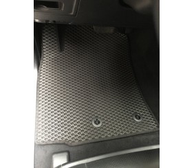 Поліуретанові килимки (2012-2021, EVA, чорні) для Lexus LX570/450d рр