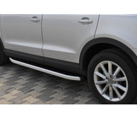 Бокові пороги Fullmond (2 шт., алюміній) для Ауди Q5 2008-2017 рр