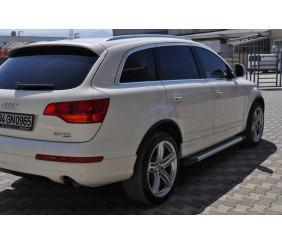 Бокові пороги Allmond Grey (2 шт., Алюміній) для Hyundai Staria 2021- рр