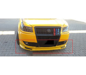 Передня нижня накладка (під фарбування) для Fiat Doblo I 2005-2010 рр