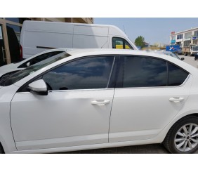Окантовка вікон (6 шт, нерж) для Skoda Octavia III A7 2013-2019 рр