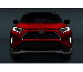 Накладки на решітку (2 шт) для Toyota Rav 4 2019- рр