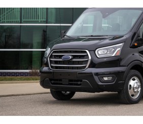 Накладки на решітку (2019-2026, 4 шт, нерж) OmsaLine - Італійська нержавейка для Ford Transit 2014- рр