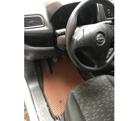 Килимки EVA (цегляні, передні) для Fiat Doblo II 2010-2022 рр