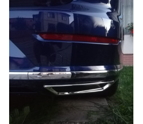 Накладки на глушник (2 шт, нерж) OmsaLine - Італійська нержавейка для Volkswagen Arteon 2017-2025 рр