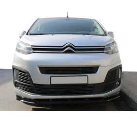Передня лип накладка (ABS) для Citroen SpaceTourer 2016- рр