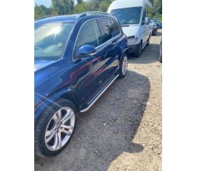 Бокові пороги Maydos V2 (2 шт., нерж) для Volkswagen Tiguan 2007-2016 рр