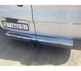 Накладки на задній бампер Carmos V1 (нерж) для Opel Vivaro 2001-2015 рр