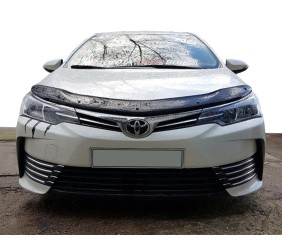 Дефлектор капоту (EuroCap) для Toyota Corolla 2013-2019 рр