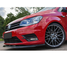 Передня лип накладка (ABS) для Volkswagen Caddy 2015-2020 рр