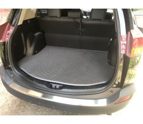 Килимок багажника з докаткою (EVA, чорний) для Toyota Rav 4 2013-2018 рр