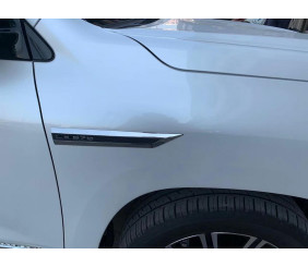 Комплект шильдиків під карбон (4 шт) для Lexus LX570/450d 2008-2022 рр