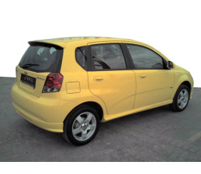 Бокові пороги (під фарбування) для Chevrolet Aveo T200 2002-2008 рр