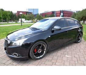 Тюнінгові пороги HB (Meliset, під фарбування) для Chevrolet Cruze 2009-2015 рр