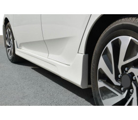 Бокові пороги (під фарбування) для Honda Civic Sedan X 2016-2021 рр