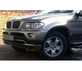 Накладка на передній бампер послерестайл (під фарбування) для BMW X5 E53 1999-2006 рр