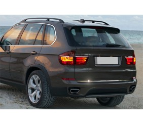 Кромка багажника (нерж) OmsaLine - Італійська нержавійка для BMW X5 E70 2007-2013 рр
