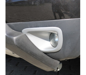 Накладки на противотуманки 2008-2013 (2 шт, ABS) для Dacia Duster рр
